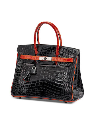 black croc birkin