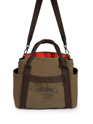 hermes sellier canvas bag