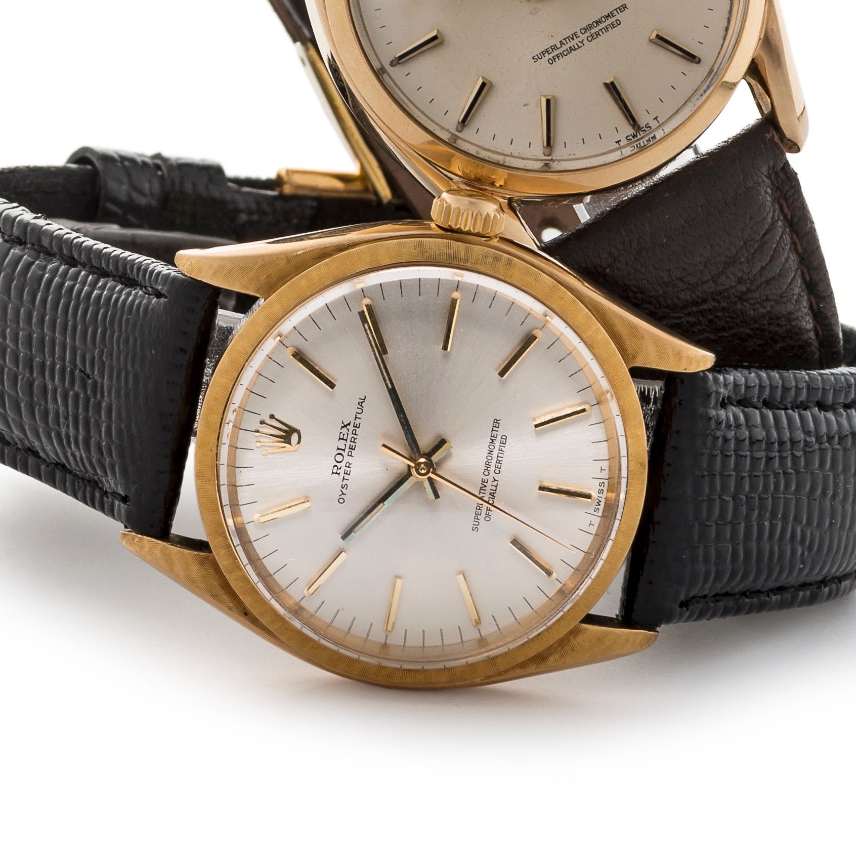 Bonhams An 18K gold automatic wristWatch Oyster Perpetual