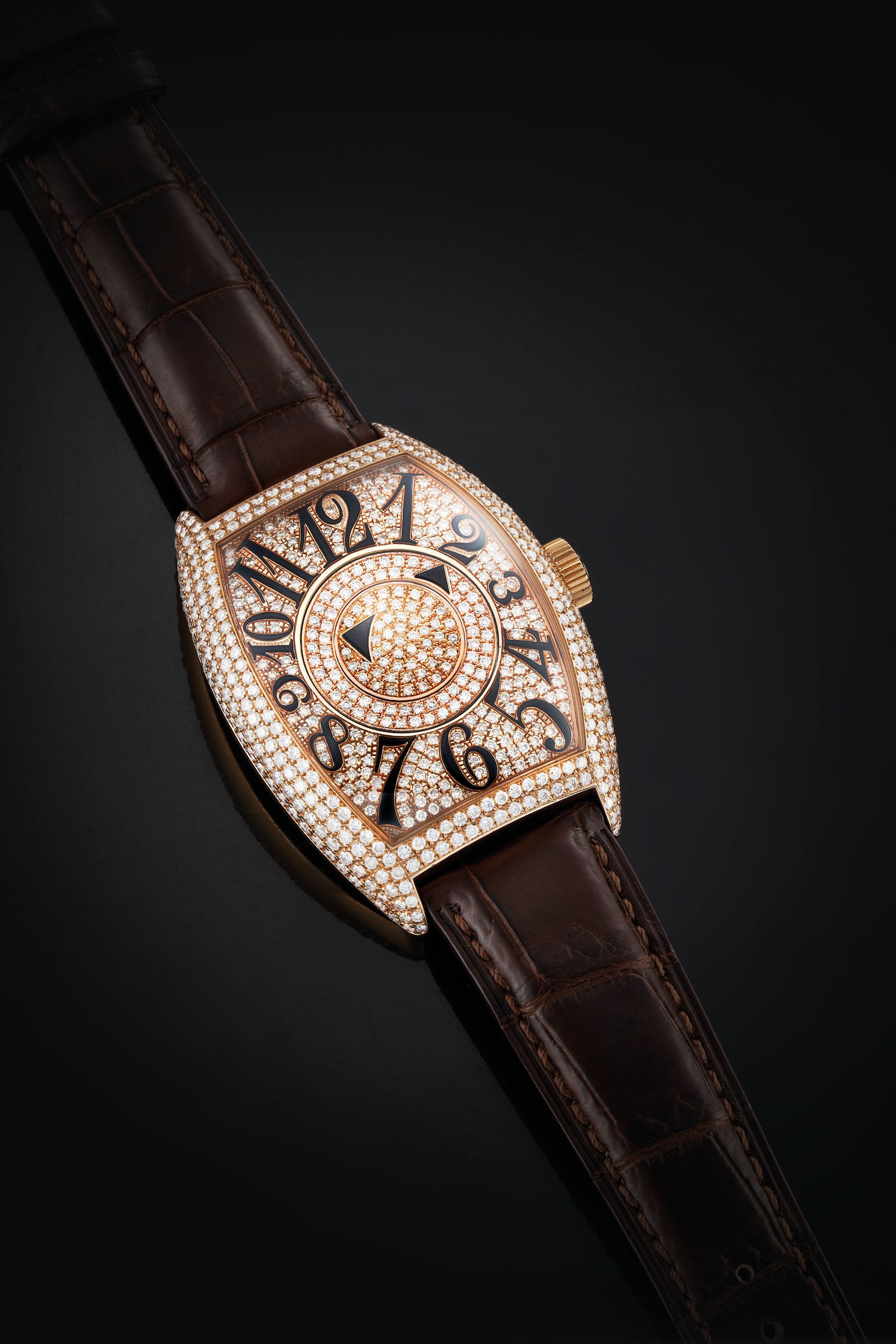 Double Mystery Franck Muller Montre Diamant Bonhams Franck A Pink