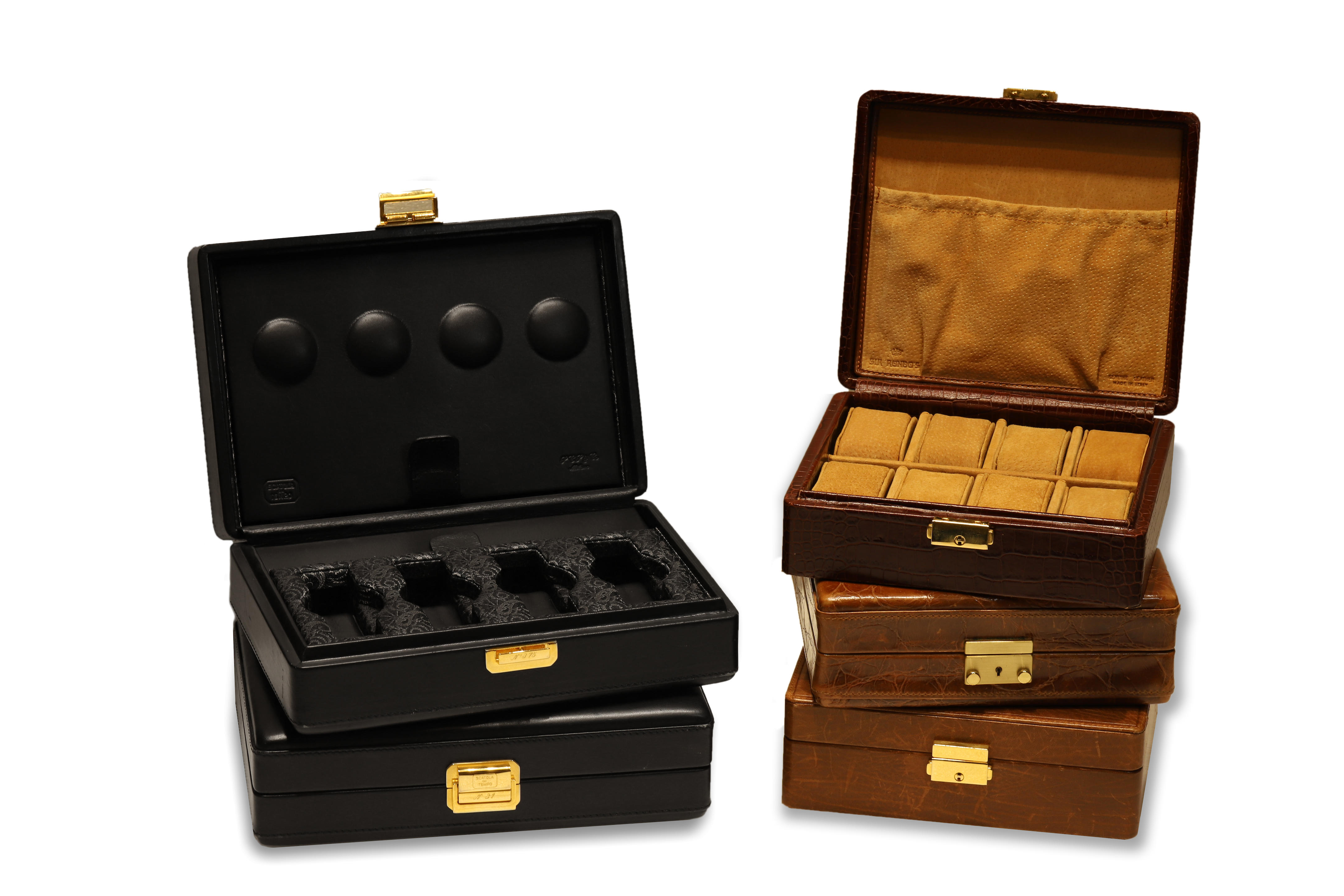 Bonhams : 5 Watch Cases, Two Scatola Del Tempo Watch Cases and Three Sir  Rondo Watch Cases