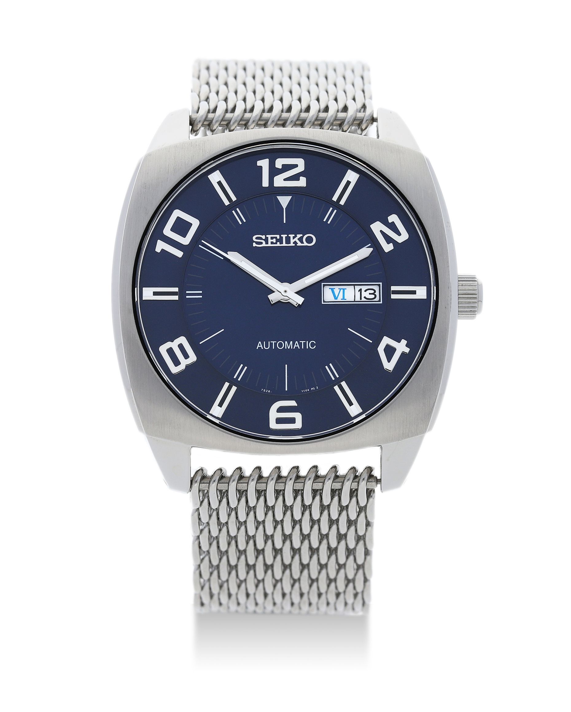 Bonhams A Stainless Steel Automatic Calendar Bracelet