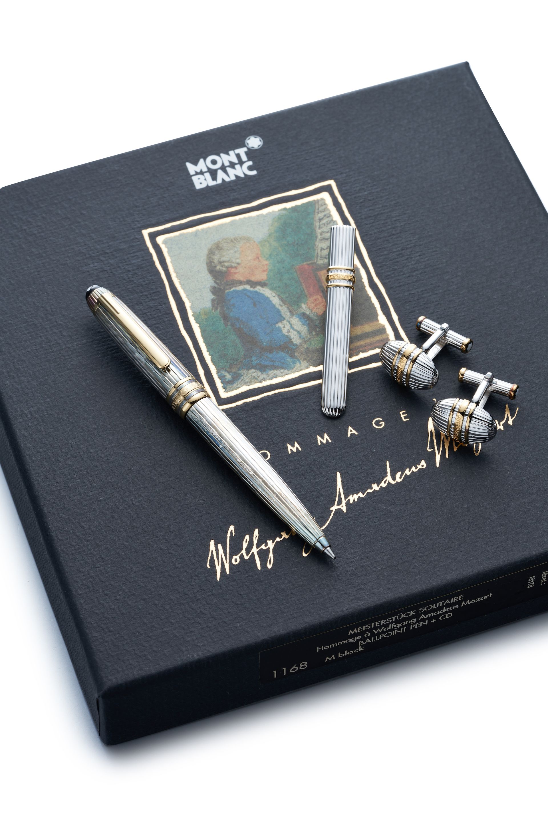 Bonhams MONTBLANC A GROUP SET OF SOLITAIRE BALLPOINT PEN WITH