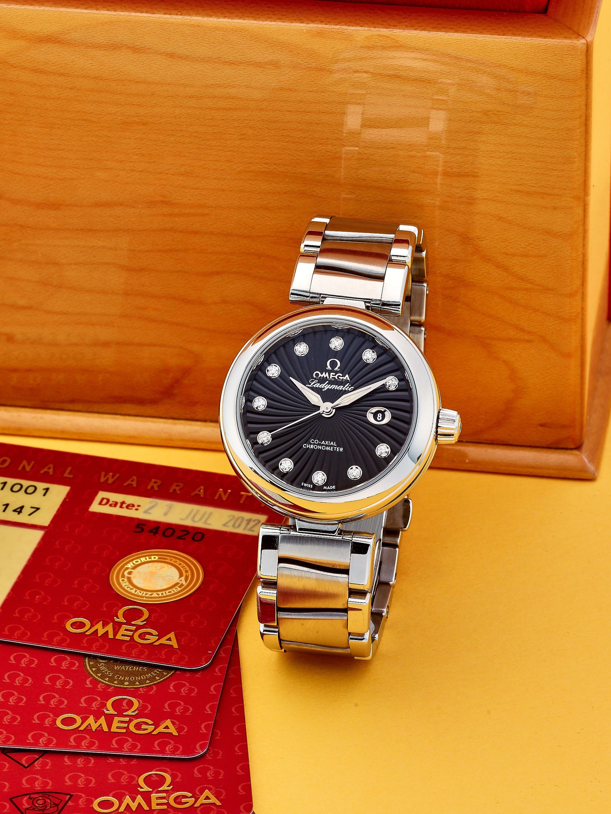 Bonhams OMEGA DE VILLE LADYMATIC, A