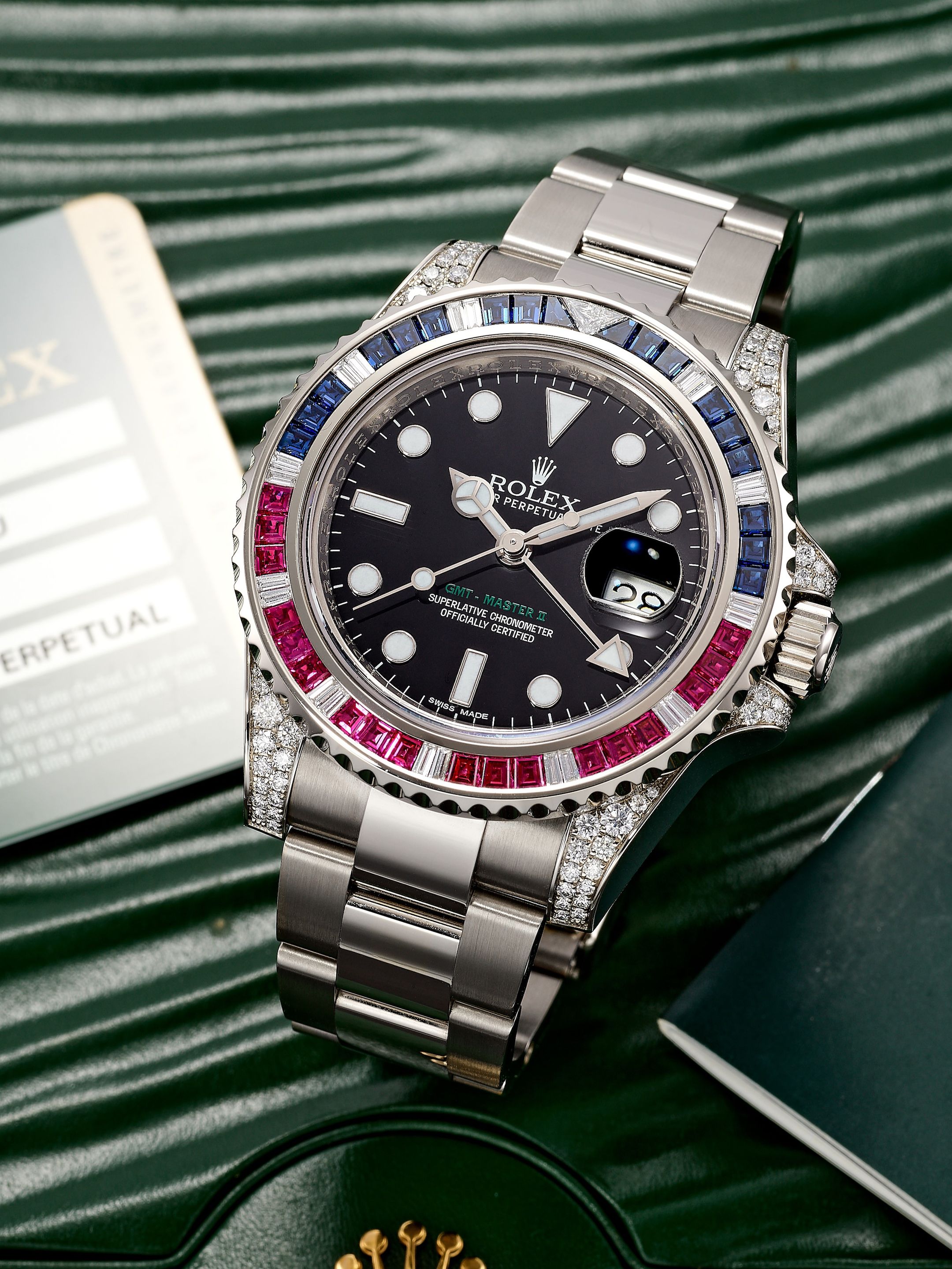 116759saru Gmt Master Saru Rolex GMT-Master II White Gold SARU