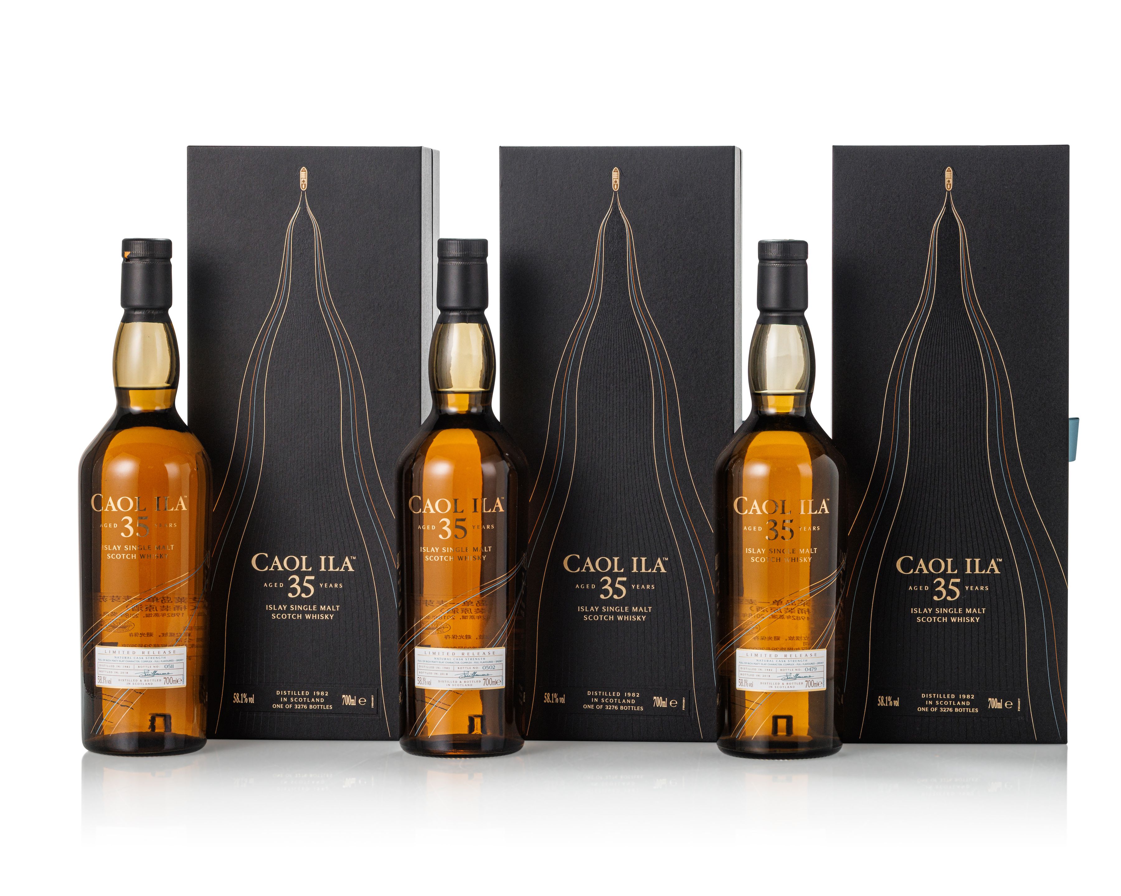 Bonhams : Caol Ila 35 Year Old, 1982 (3x 700ml)